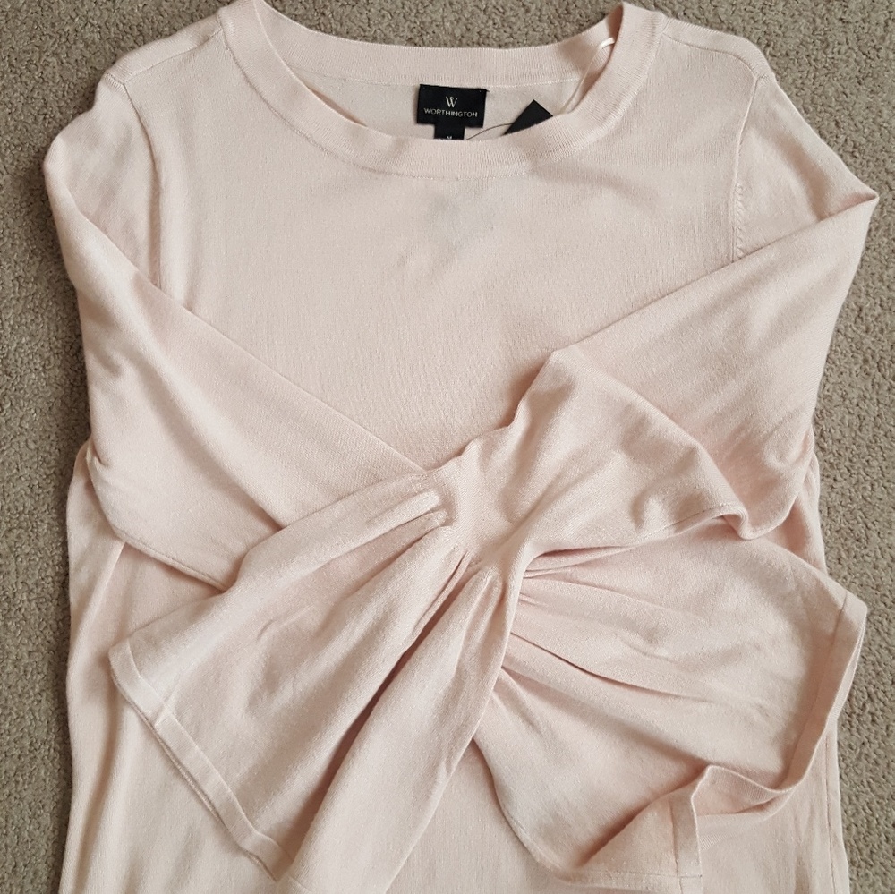 Worthington || Rose Smoke Pullover